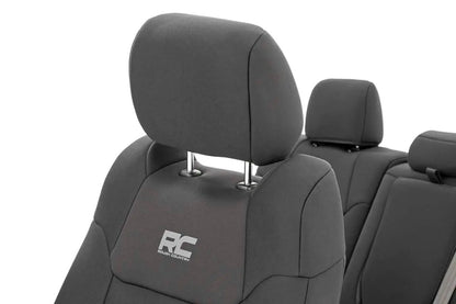 Rough Country Seat Covers | FR w/ Console Cover and Rear | Toyota Tundra 2WD/4WD (14-21) by Rough Country