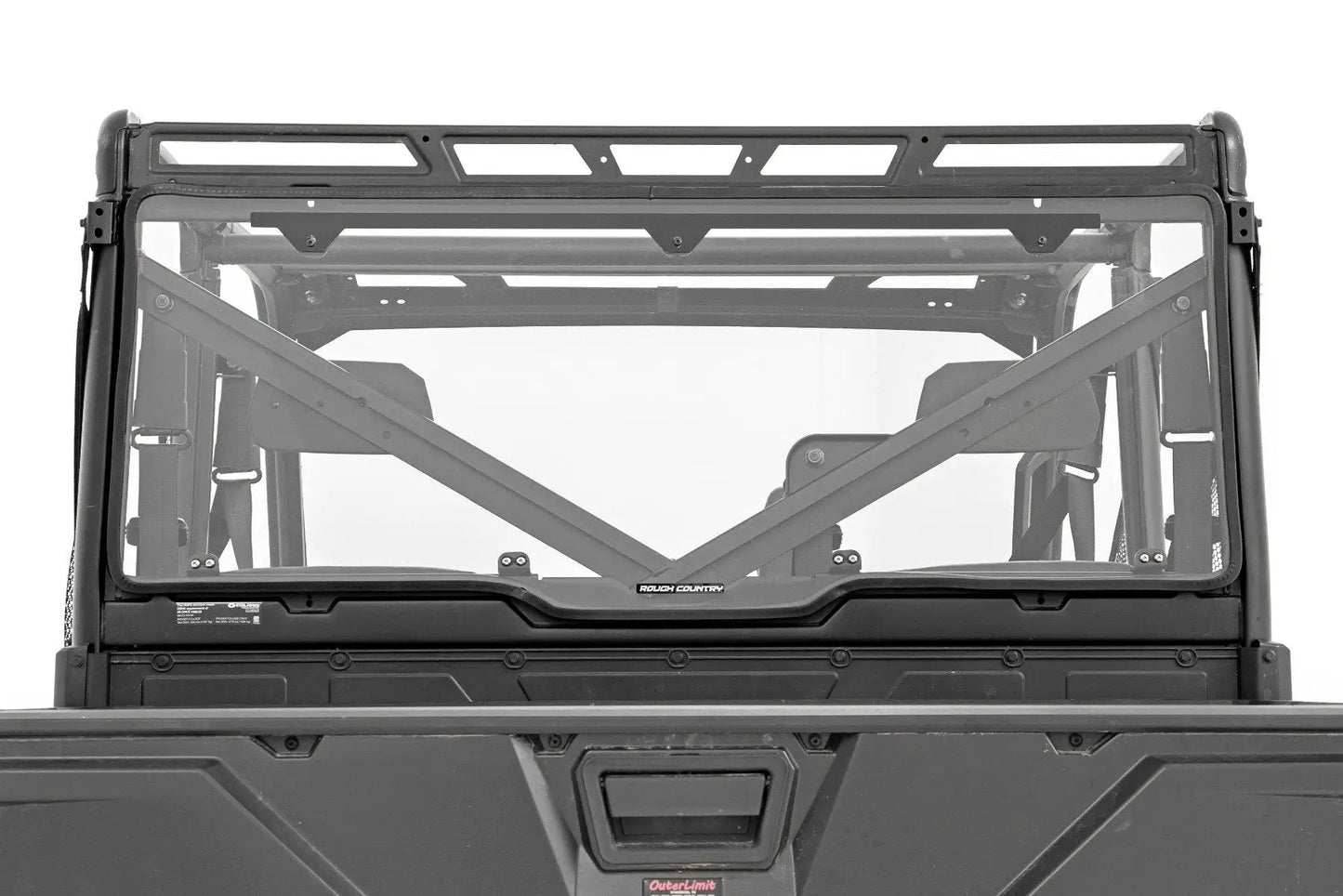 Rough Country Rear Panel | Scratch Resistant | Polaris Ranger XP 1000 by Rough Country