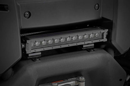 Rough Country 12 Inch Black Series LED Light Bar | Single Row | Amber DRL