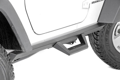 Rough Country Contoured Drop Steps | 2 Door | Jeep Wrangler JK 4WD (2007-2018) by Rough Country