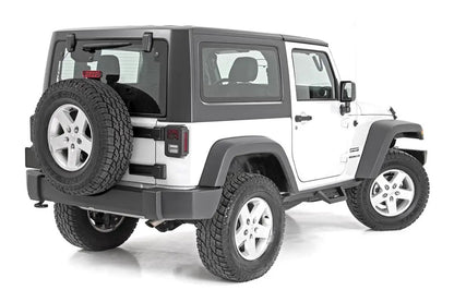 Rough Country Contoured Drop Steps | 2 Door | Jeep Wrangler JK 4WD (2007-2018) by Rough Country