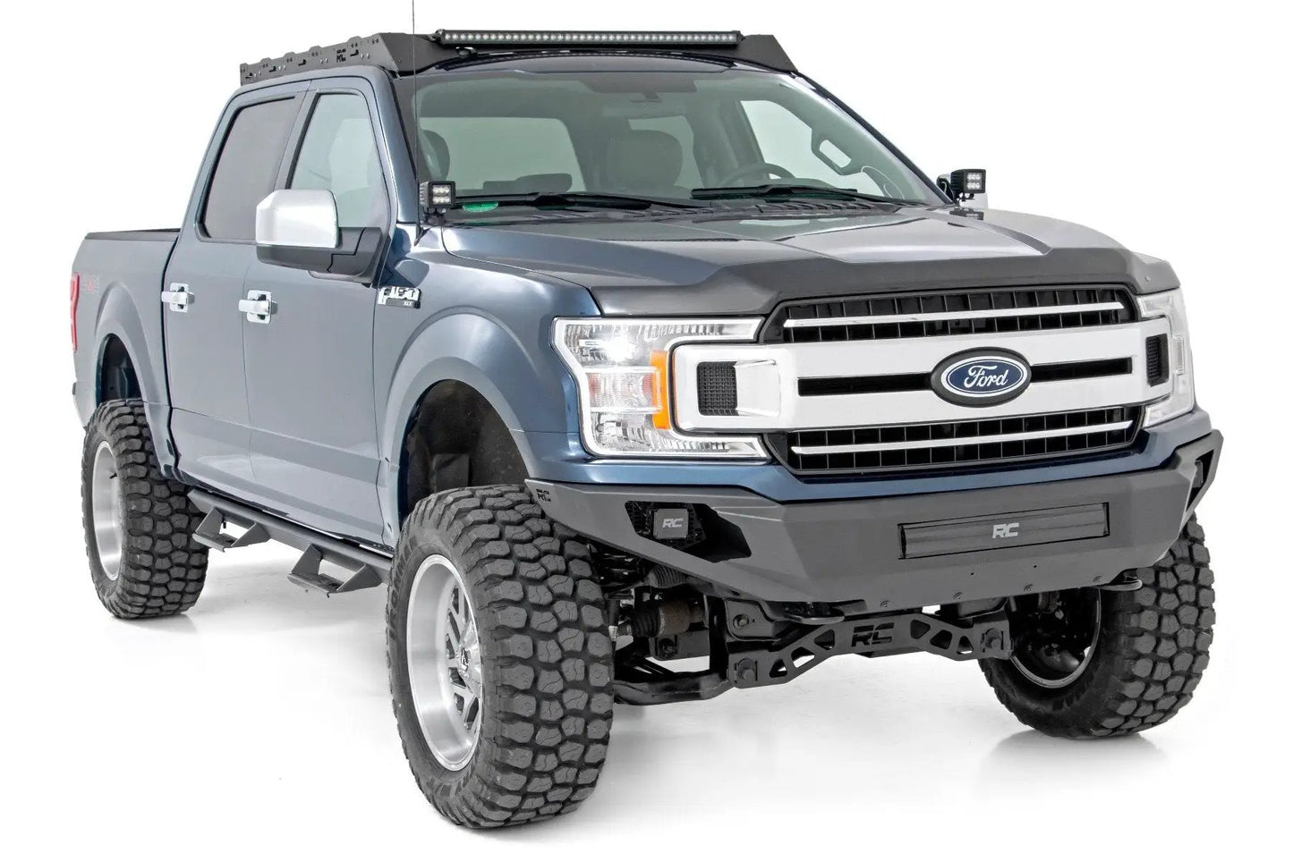 Rough Country Front Bumper | High Clearance | Skid Plate | Ford F-150 2WD/4WD (2018-2020) by Rough Country