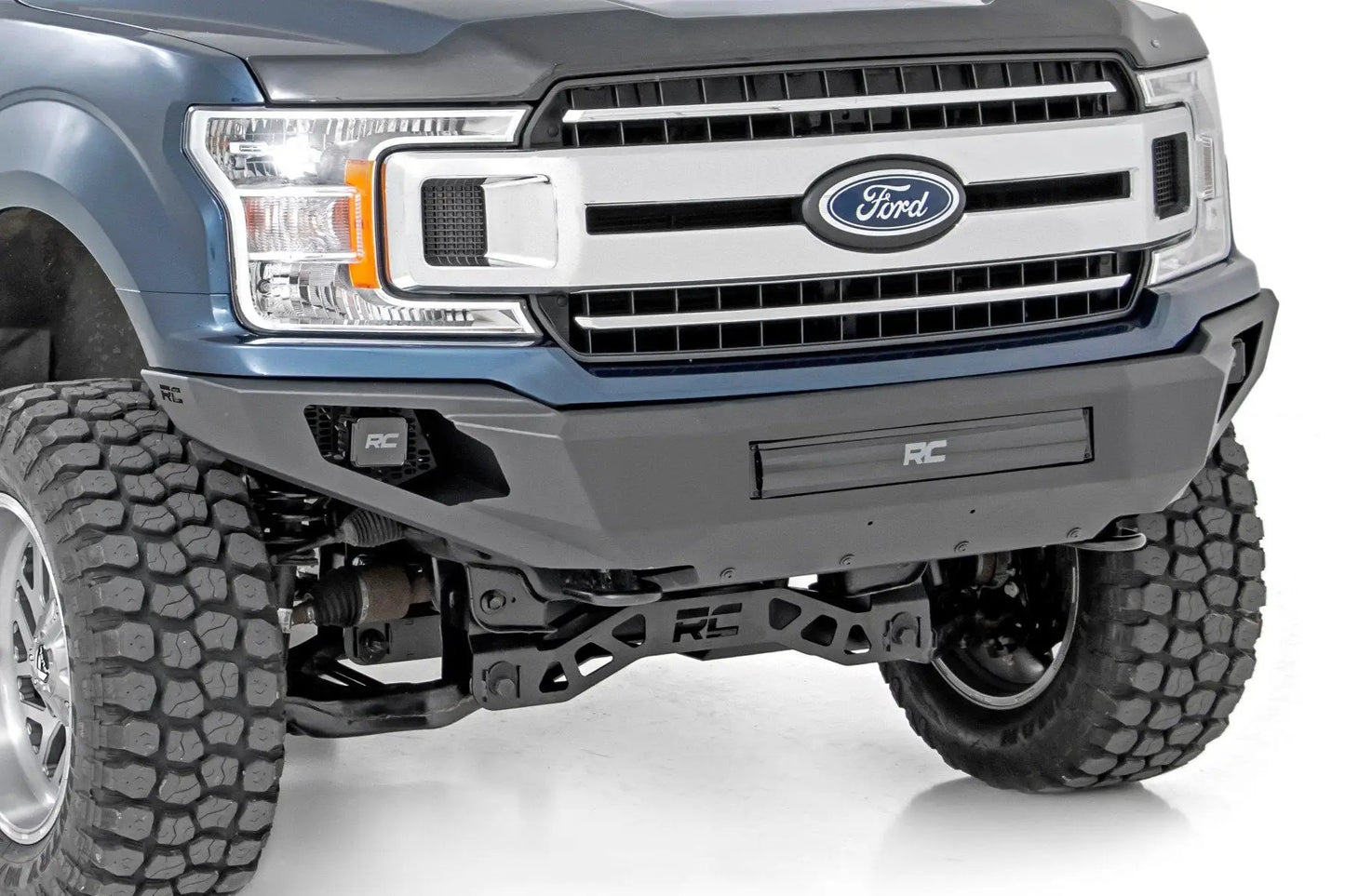 Rough Country Front Bumper | High Clearance | Skid Plate | Ford F-150 2WD/4WD (2018-2020) by Rough Country