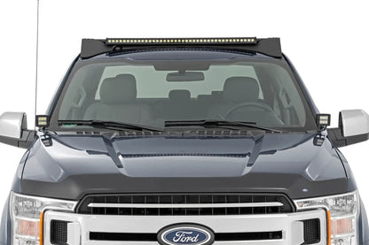 Rough Country LED Light Kit | Ditch Mount | 2" Black Pair | Spot | Ford F-150 (15-25)/F-150 Lightning (22-25) by Rough Country