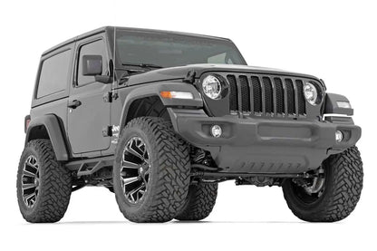 Rough Country Contoured Drop Steps | 2 Door | Jeep Wrangler JL 4WD (2018-2026) by Rough Country