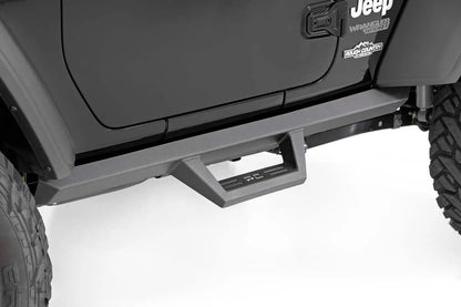 Rough Country Contoured Drop Steps | 2 Door | Jeep Wrangler JL 4WD (2018-2026) by Rough Country