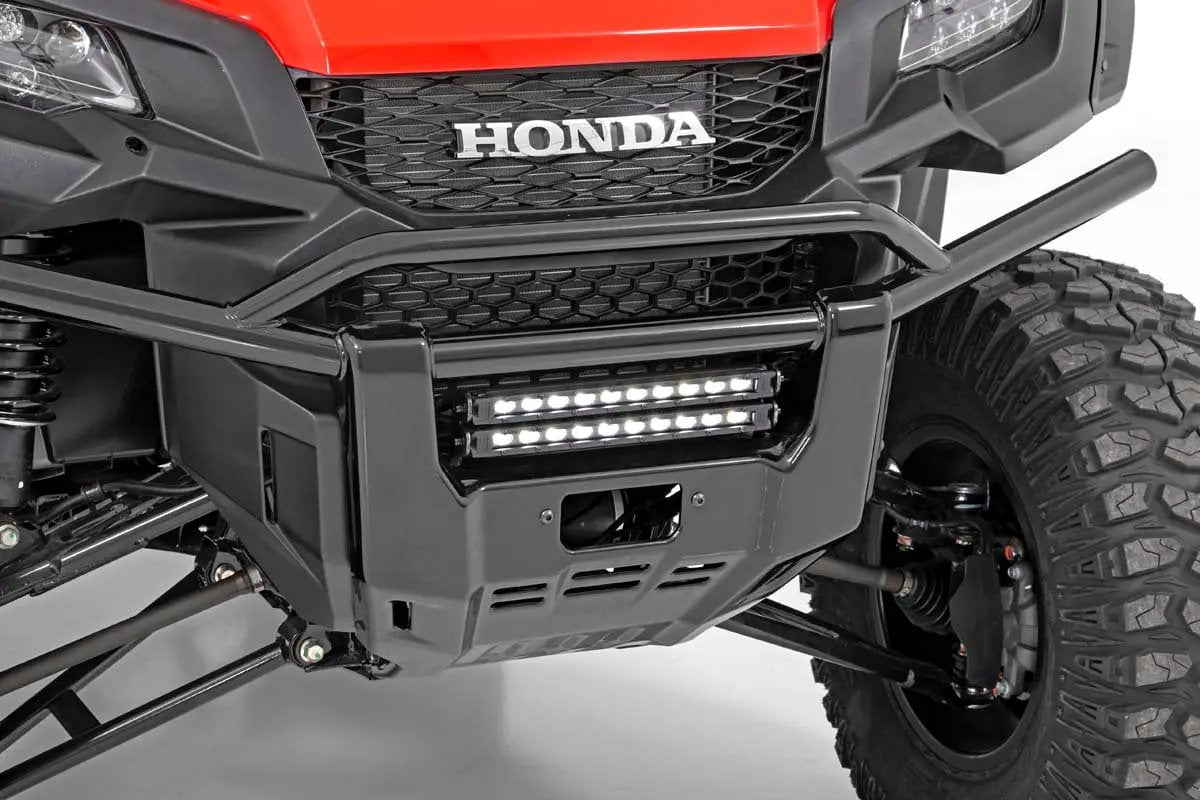 Rough Country LED Light Kit | Bumper Mount | 10" Black Slimline Pair | Honda Pioneer 1000 by Rough Country