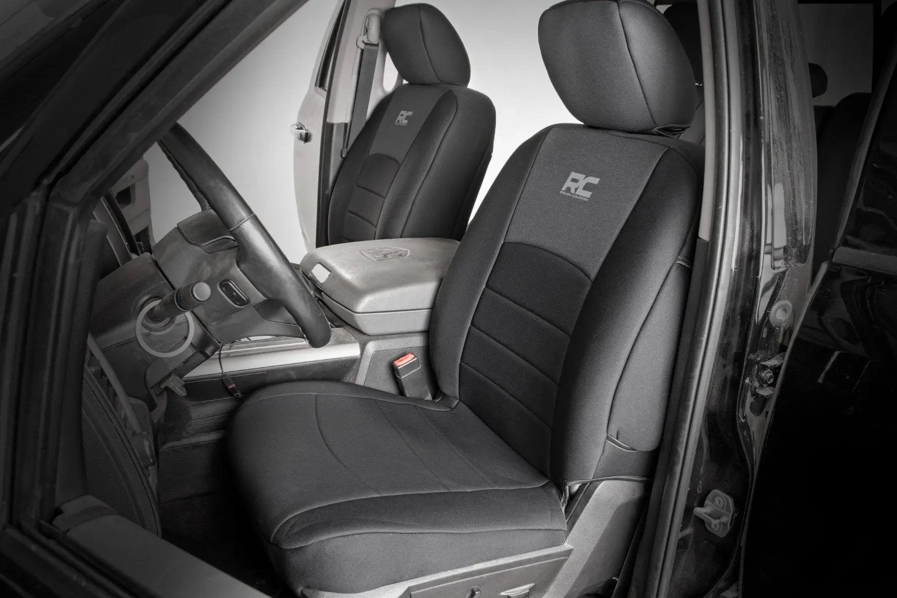 Rough Country Seat Covers | FR Bucket RR Full bench | Ram 1500 (09-18)/2500 (11-18)/3500 (11-18) by Rough Country