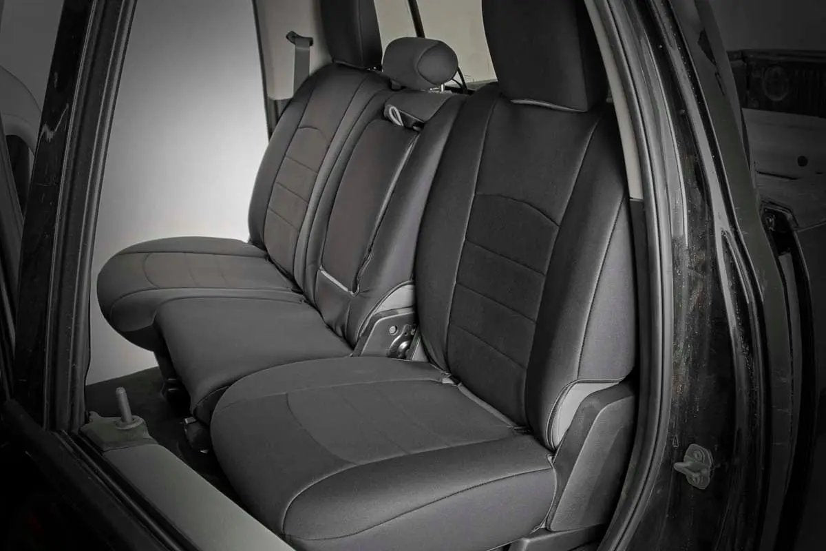 Rough Country Seat Covers | FR Bucket RR w/Arm Rest | Ram 1500 (09-18)/2500 (11-18)/3500 (11-18) by Rough Country