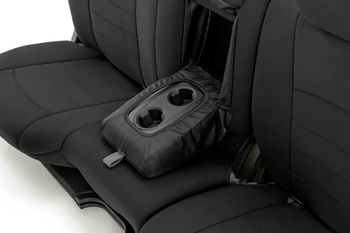 Rough Country Seat Covers | FR Bucket RR w/Arm Rest | Ram 1500 (09-18)/2500 (11-18)/3500 (11-18) by Rough Country