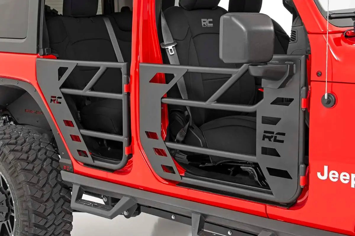 Rough Country Tubular Doors | Front and Rear | Jeep Gladiator JT/Wrangler JL 4WD (18-26) by Rough Country