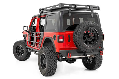 Rough Country Roof Rack | Black Series Lights | Jeep Wrangler JL (18-26)/Wrangler Unlimited (18-26) by Rough Country