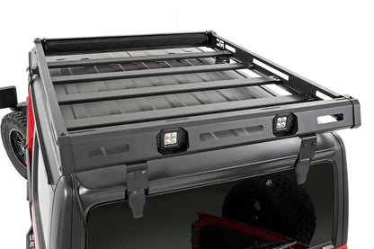 Rough Country Roof Rack | Black Series Lights | Jeep Wrangler JL (18-26)/Wrangler Unlimited (18-26) by Rough Country
