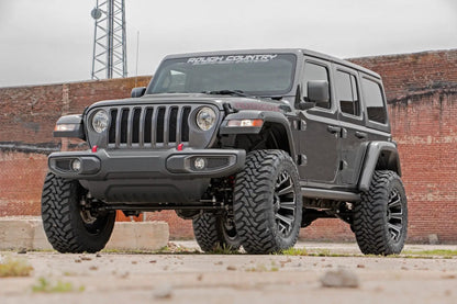 Rough Country 2.5 Inch Lift Kit | Coils | V2 | Jeep Wrangler Unlimited 4WD (2024-2026) by Rough Country