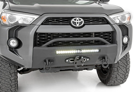 Передний бампер | Гибрид | 20" Черный светодиод | Янтарный | Toyota 4Runner 2WD/4WD (14-24)