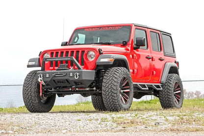 Rough Country Contoured Drop Steps | 4 Door | Jeep Wrangler JL (21-25)/Wrangler Unlimited (18-26) by Rough Country
