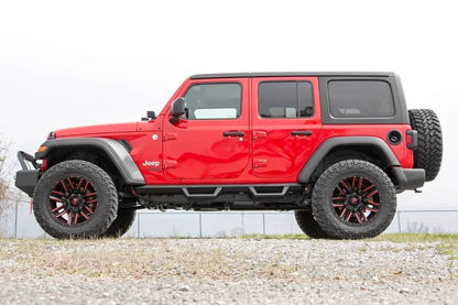 Rough Country Contoured Drop Steps | 4 Door | Jeep Wrangler JL (21-25)/Wrangler Unlimited (18-26) by Rough Country