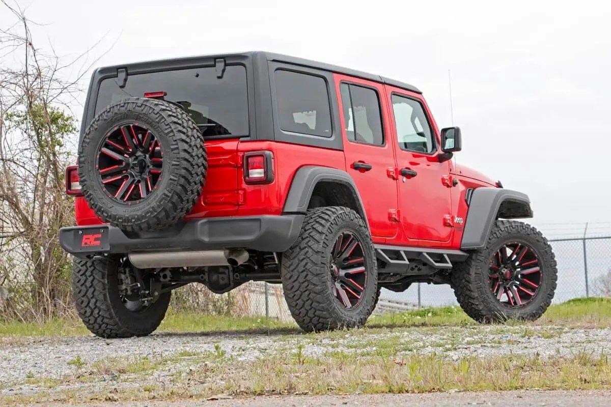 Rough Country Contoured Drop Steps | 4 Door | Jeep Wrangler JL (21-25)/Wrangler Unlimited (18-26) by Rough Country