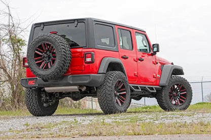 Rough Country Contoured Drop Steps | 4 Door | Jeep Wrangler JL (21-25)/Wrangler Unlimited (18-26) by Rough Country