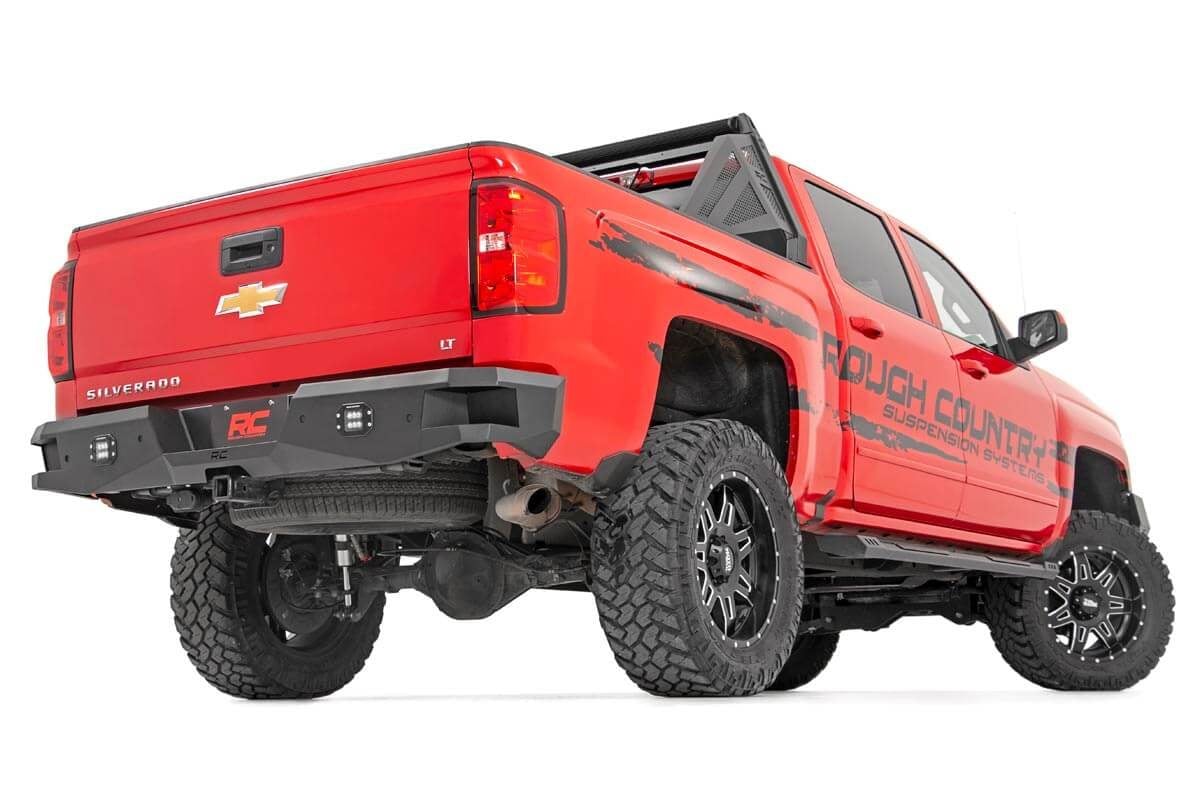 Задний бампер | Светодиод | Chevy Silverado и GMC Sierra 1500 2WD/4WD (2007-2018 и Classic)