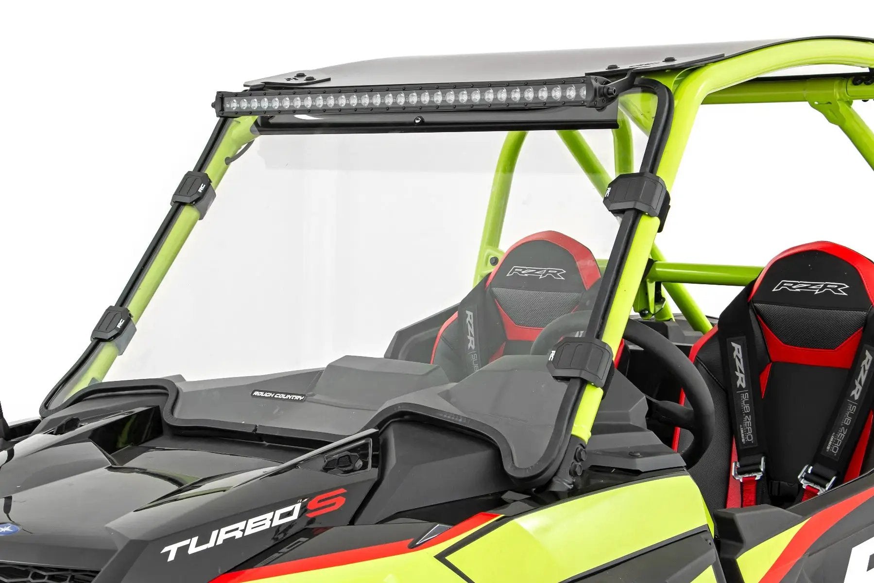 Rough Country LED Light Kit | 30 Inch | Black Series | Front Mount | Polaris RZR Turbo S4 by Rough Country
