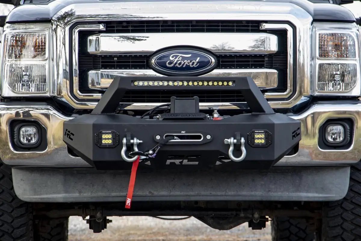 Rough Country EXO Winch Mount Kit | Ford F-250/F-350 Super Duty 2WD/4WD (2011-2016) by Rough Country