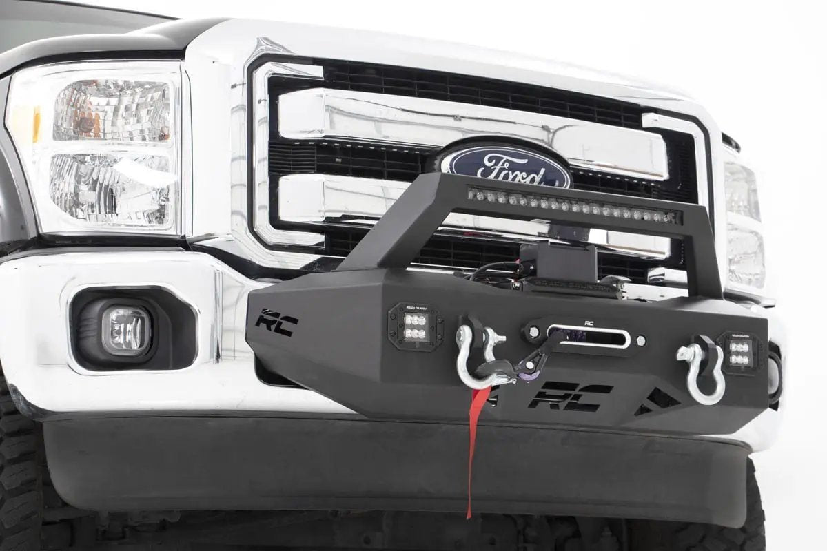 Rough Country EXO Winch Mount Kit | Ford F-250/F-350 Super Duty 2WD/4WD (2011-2016) by Rough Country