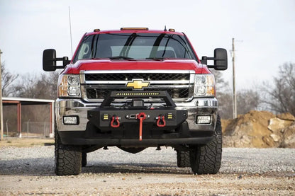 Rough Country EXO Winch Mount Kit | Chevy Silverado 2500 HD/3500 HD 2WD/4WD (2011-2019) by Rough Country