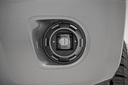 Cápsulas de luz LED serie negra de 2 pulgadas | Antiniebla SAE | Par