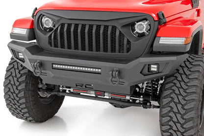 Rough Country Front Bumper | Skid Plate | Jeep Gladiator JT/Wrangler JK & JL/Wrangler Unlimited 4WD by Rough Country