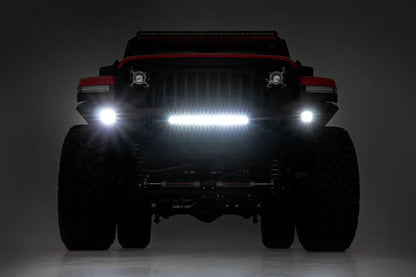 Rough Country Front Bumper | Skid Plate | Jeep Gladiator JT/Wrangler JK & JL/Wrangler Unlimited 4WD by Rough Country