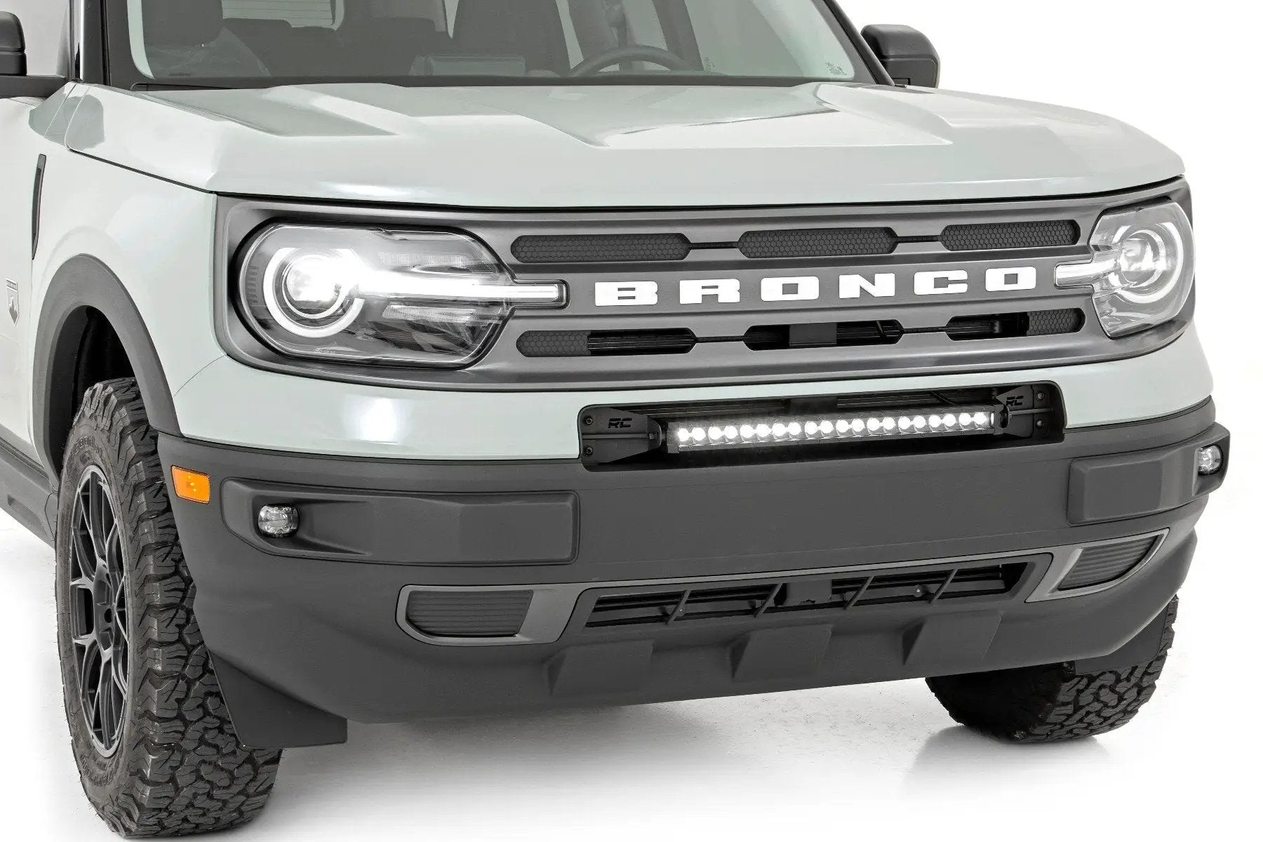 Rough Country LED Light Kit | Bumper Mount | 20" Spectrum Single Row | Ford Bronco Sport (21-26) by Rough Country
