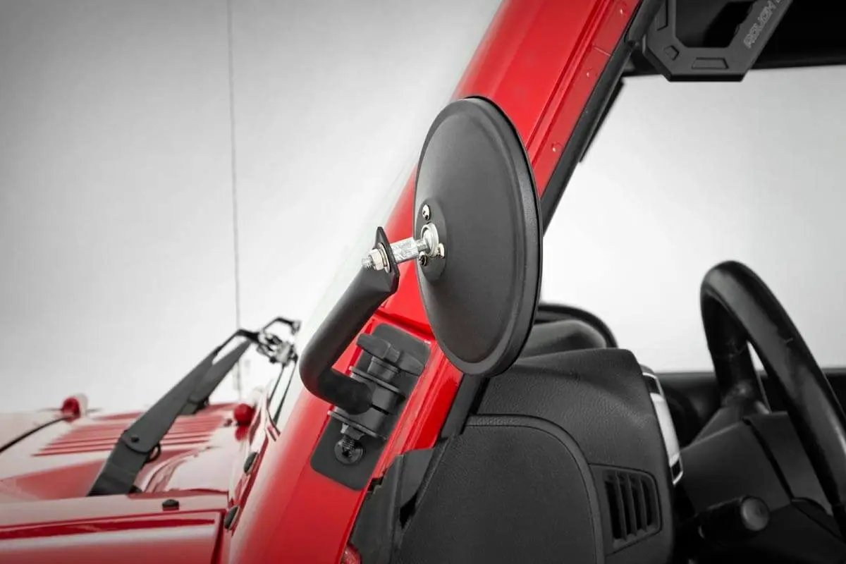 Rough Country Round Trail Mirror | Jeep Wrangler JK/Wrangler Unlimited (2007-2018) by Rough Country