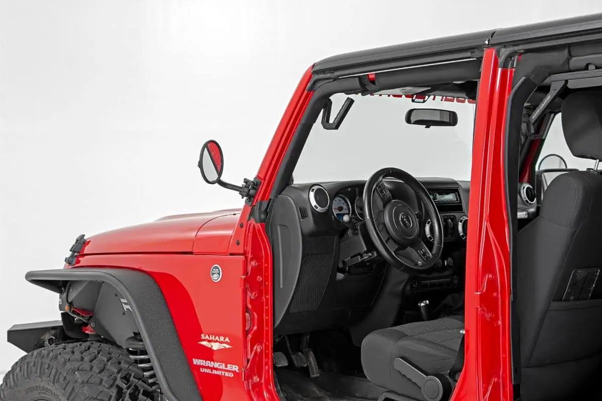 Rough Country Round Trail Mirror | Jeep Wrangler JK/Wrangler Unlimited (2007-2018) by Rough Country