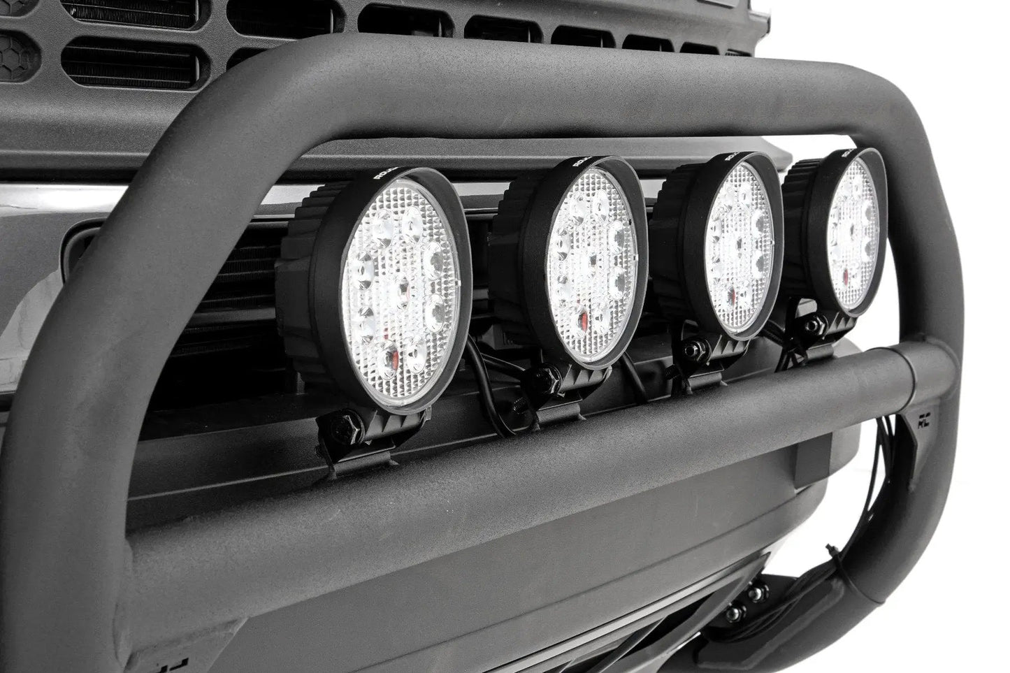 Rough Country 4 Inch Chrome Series LED Light | Round | Pair by Rough Country