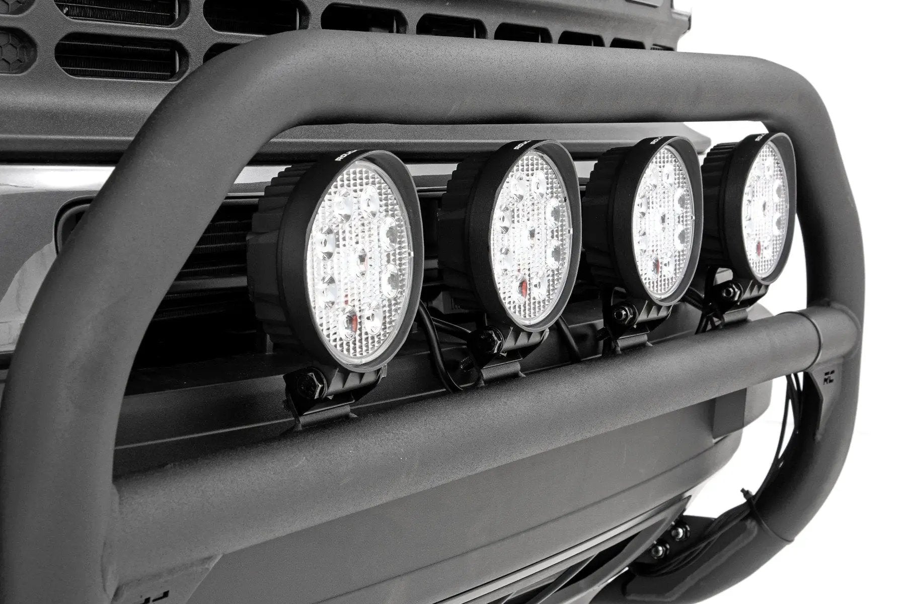 Rough Country 4 Inch Chrome Series LED Light | Round | Pair by Rough Country