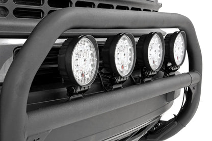 Rough Country 4 Inch Chrome Series LED Light | Round | Pair by Rough Country