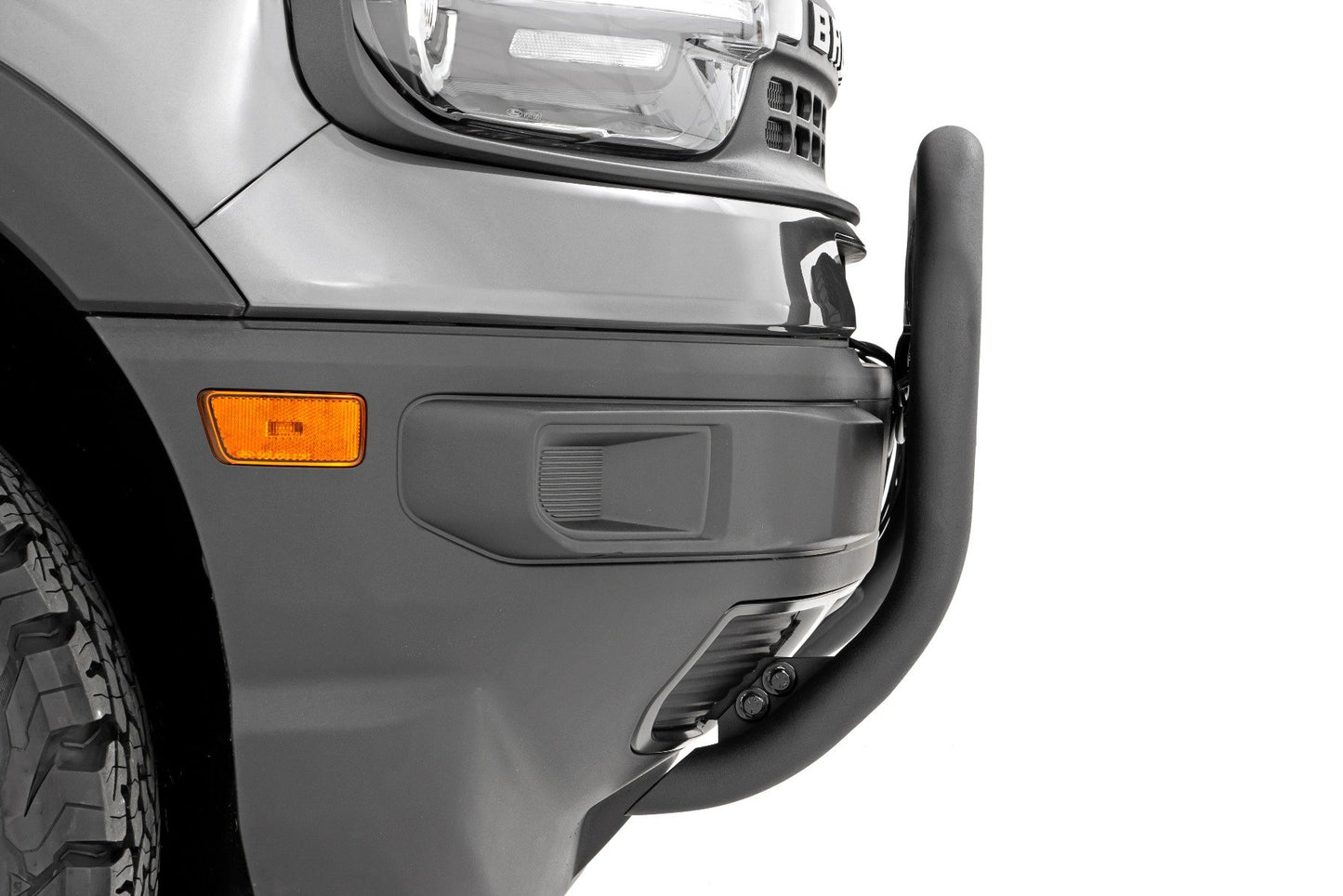 Rough Country Nudge Bar | 20 Inch Black Single Row LED | Ford Bronco Sport 4WD (2021-2024)