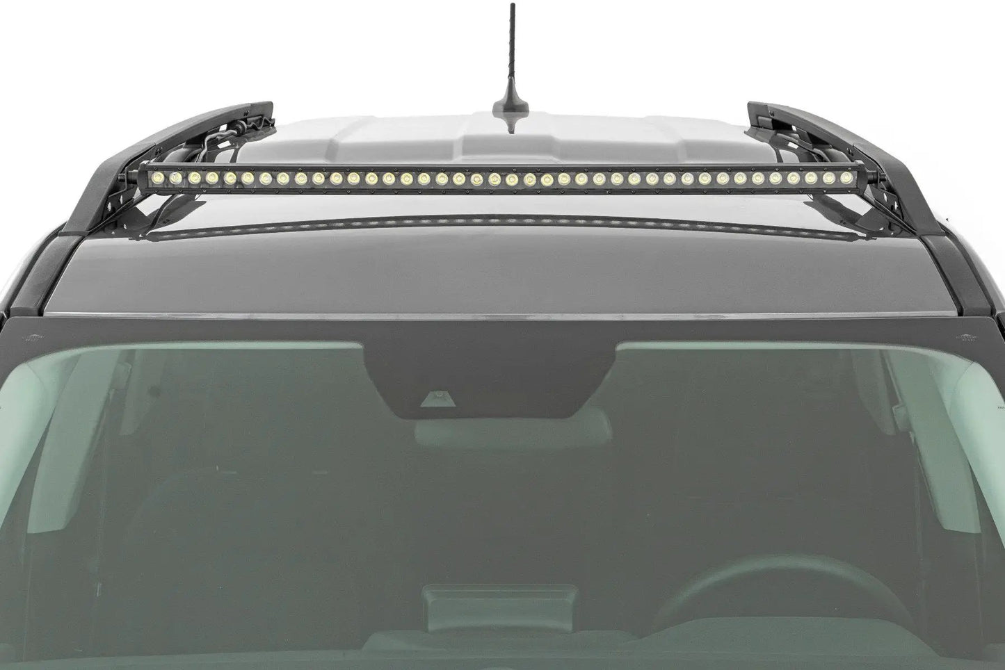 Rough Country LED Light Kit | Roof Rack Mount | 40" Black Single Row | Ford Bronco Sport (21-26) by Rough Country