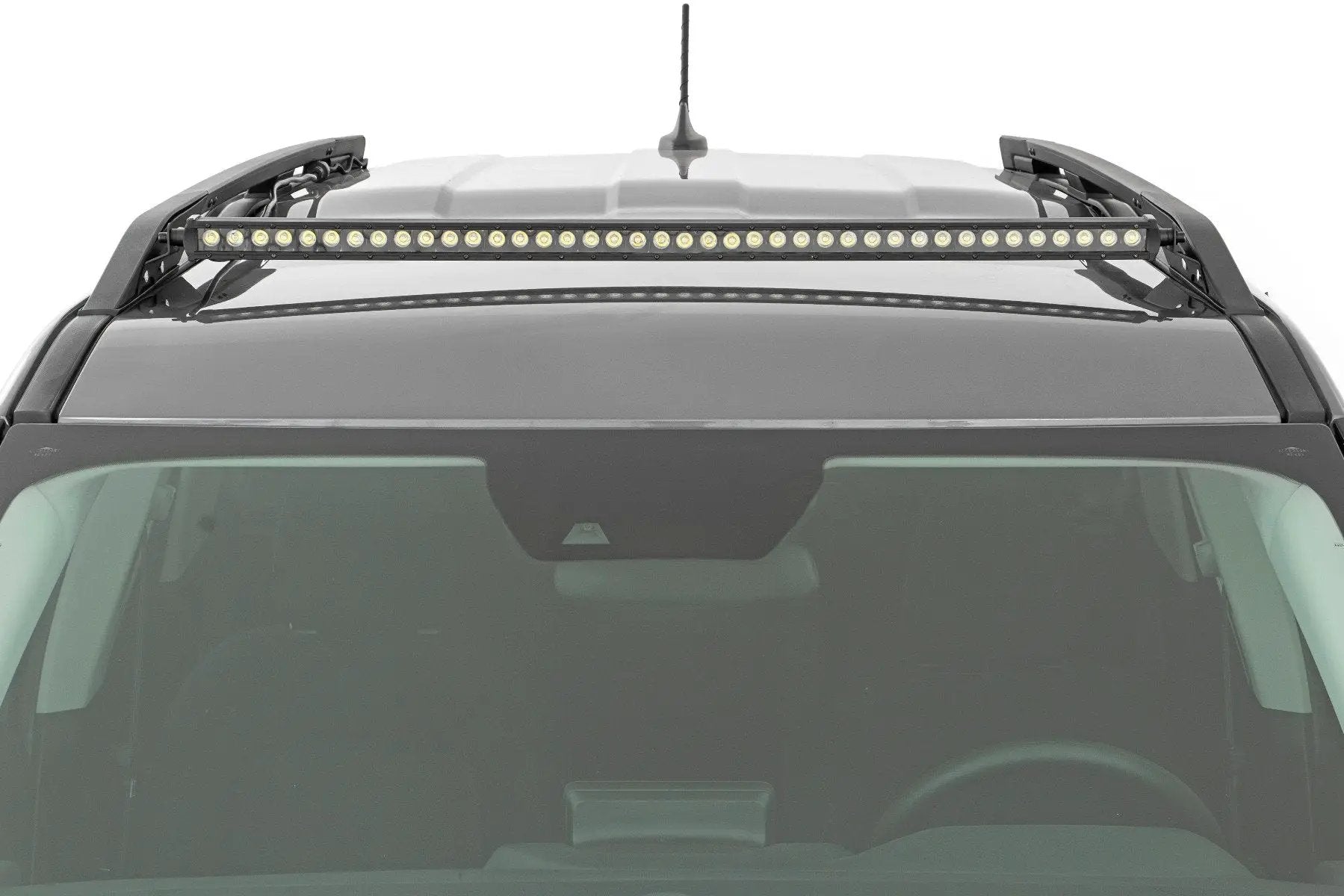 Rough Country LED Light Kit | Roof Rack Mount | 40" Black Single Row | Ford Bronco Sport (21-26) by Rough Country