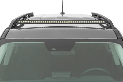 Rough Country LED Light Kit | Roof Rack Mount | 40" Black Single Row | Ford Bronco Sport (21-26) by Rough Country