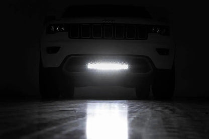 Rough Country LED Light Kit | Bumper Mount | 20" Spectrum Dual Row | Jeep Grand Cherokee WK2 (11-20) by Rough Country
