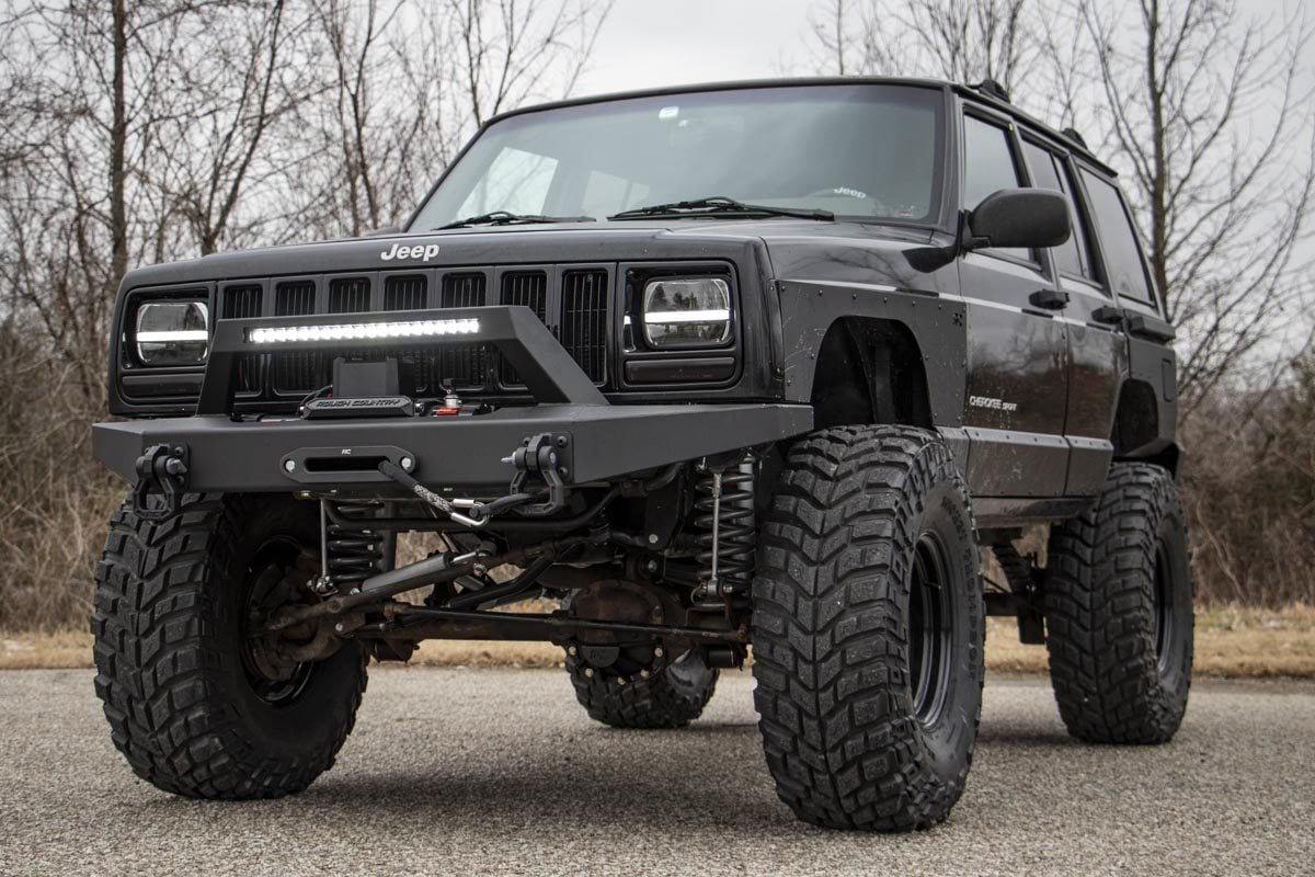 Rough Country Lower Door Armor | 4 Door | Jeep Cherokee XJ 2WD/4WD (1984-2001)