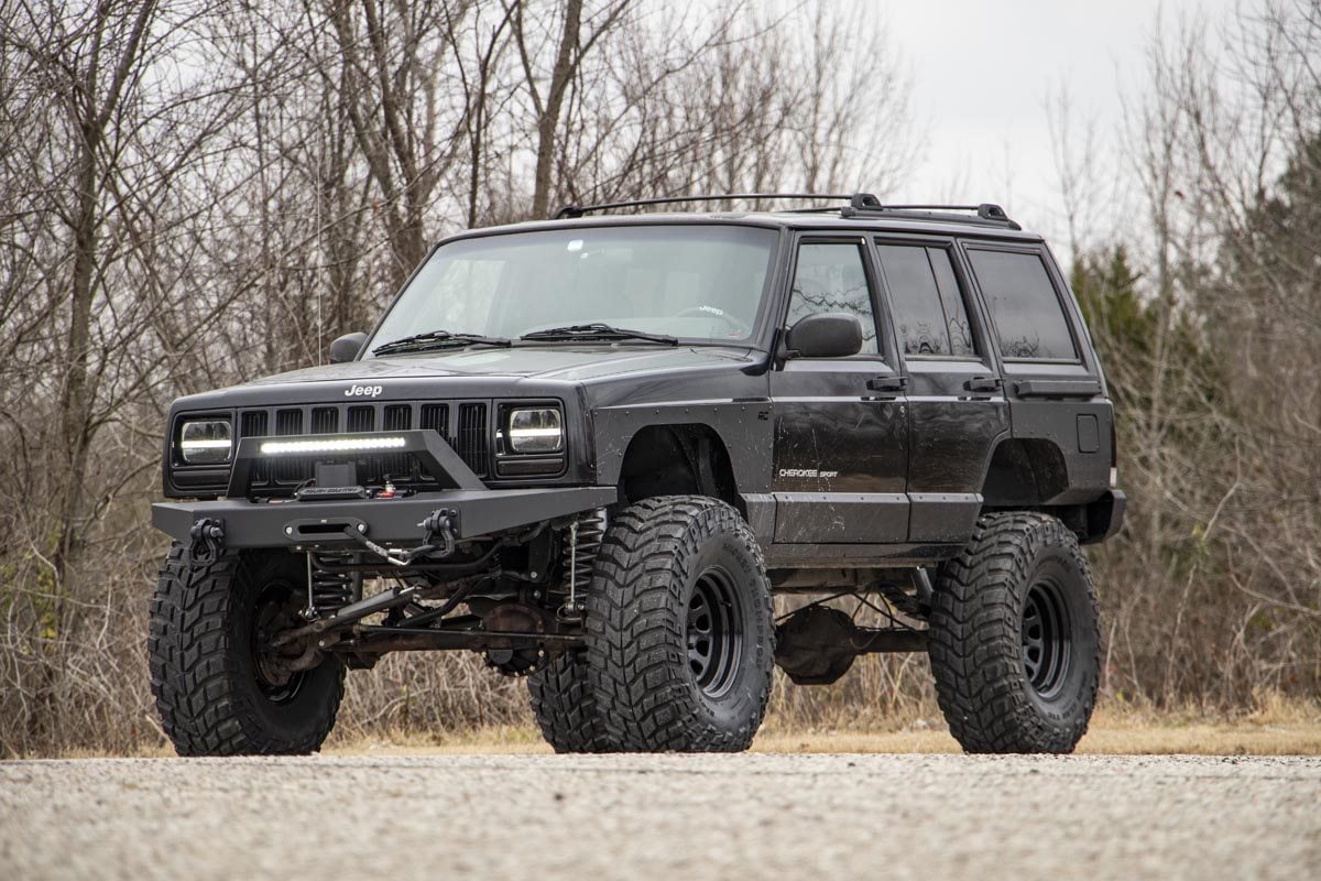 Rough Country Lower Door Armor | 4 Door | Jeep Cherokee XJ 2WD/4WD (1984-2001)