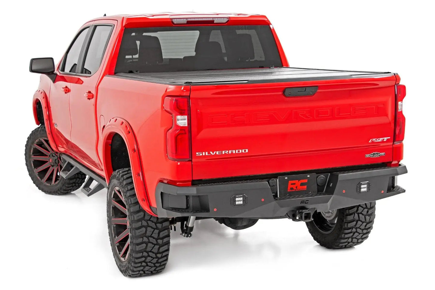 Rough Country Rear LED Bumper | Chevy Silverado 1500 2WD/4WD (2019-2024) by Rough Country