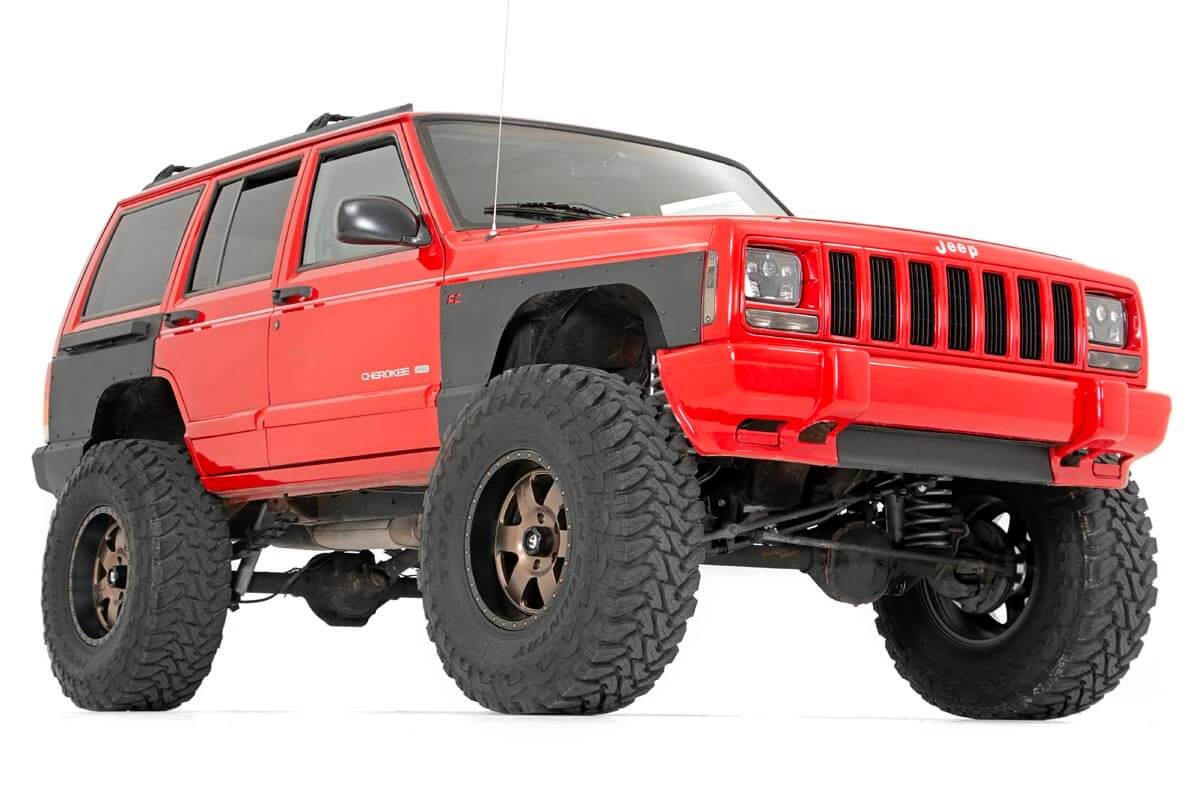 Blindaje de guardabarros y panel lateral | Delantero | Combinado | Jeep Cherokee XJ (84-96)