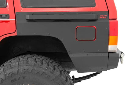 Rough Country Fender & Quarter Panel Armor | Rear | Combo | Jeep Cherokee XJ 2WD/4WD (84-96) by Rough Country