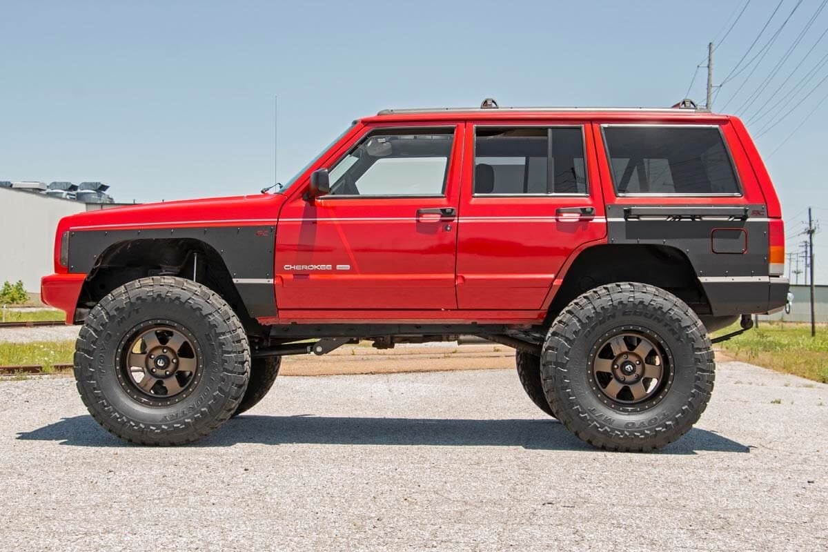 Blindaje de guardabarros y panel lateral | Delantero | Combinado | Jeep Cherokee XJ (84-96)