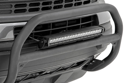 Rough Country Nudge Bar | 20 Inch Black Single Row LED | Ford Bronco Sport 4WD (2021-2024)