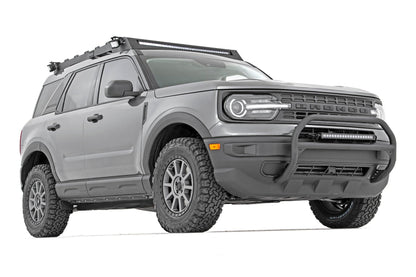 Rough Country Nudge Bar | 20 Inch Black Single Row LED | Ford Bronco Sport 4WD (2021-2024)